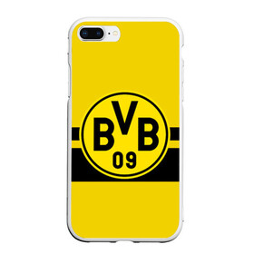 Чехол для iPhone 7Plus/8 Plus матовый с принтом BORUSSIA DORTMUND в Екатеринбурге, Силикон | Область печати: задняя сторона чехла, без боковых панелей | borussia | bundesliga | football | germani | sport | бундеслига | германия | желтый | логотип | спорт | футбол