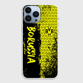 Чехол для iPhone 13 Pro Max с принтом Borussia Dortmund в Екатеринбурге,  |  | borussia | bvb | dortmund | fifa | football | soccer | uefa | боруссия | германия | клуб | лига | матч | мяч | спорт | уефа | фифа | футбол | шмельцер