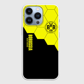 Чехол для iPhone 13 Pro с принтом Borussia Dortmund в Екатеринбурге,  |  | Тематика изображения на принте: borussia | bvb | dortmund | fifa | football | soccer | uefa | боруссия | германия | клуб | лига | матч | мяч | спорт | уефа | фифа | футбол | шмельцер