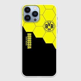 Чехол для iPhone 13 Pro Max с принтом Borussia Dortmund в Екатеринбурге,  |  | borussia | bvb | dortmund | fifa | football | soccer | uefa | боруссия | германия | клуб | лига | матч | мяч | спорт | уефа | фифа | футбол | шмельцер