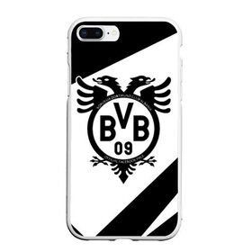 Чехол для iPhone 7Plus/8 Plus матовый с принтом FC Borussia в Екатеринбурге, Силикон | Область печати: задняя сторона чехла, без боковых панелей | football | germany | sancho dortmund | soccer | бавария | боруссия | дортмунд | лига чемпионов | псж | футбол | холанд | эрлинг холанд