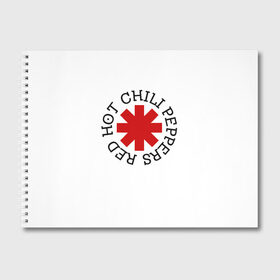 Альбом для рисования с принтом Red Hot Chili Peppers в Екатеринбурге, 100% бумага
 | матовая бумага, плотность 200 мг. | music | red hot chili peppers | rhcp | rock | музыка | перцы | рок