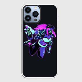 Чехол для iPhone 13 Pro Max с принтом Neon Girl в Екатеринбурге,  |  | blue | cyberpunk2077 | girl | girls | neon | неон | неоновая девушка