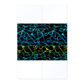 Магнитный плакат 2Х3 с принтом НЕОНОВЫЙ ГРАДИЕНТ в Екатеринбурге, Полимерный материал с магнитным слоем | 6 деталей размером 9*9 см | Тематика изображения на принте: геометрия | градиент | лед | молнии | неон | пестрый | полосы | разлом | синий | спортивный | стекло | текстура