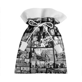Подарочный 3D мешок с принтом Академия Амбрелла в Екатеринбурге, 100% полиэстер | Размер: 29*39 см | Тематика изображения на принте: the umbrella academy | umbrella | академия амбрелла | амбрелла | зонтик | комиксы