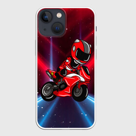 Чехол для iPhone 13 mini с принтом Байкер  Мотоциклист в Екатеринбурге,  |  | anime | speed | аниме | байкер | гонка | гонки | колеса | мото | мотоцикл | мотоциклист | скорость | харлей | харли дэвидсон | чемпионат