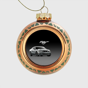 Стеклянный ёлочный шар с принтом Mustang в Екатеринбурге, Стекло | Диаметр: 80 мм | car | hoofs | horse | mane | motorsport | mustang | power | prestige | tail | usa | автомобиль | автоспорт | грива | конь | копыта | лошадь | мощь | мустанг | престиж | сша | хвост