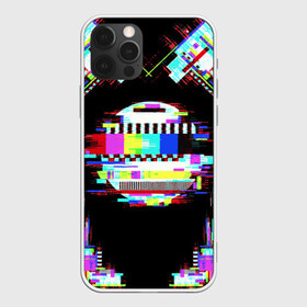 Чехол для iPhone 12 Pro Max с принтом Glitch VHS в Екатеринбурге, Силикон |  | glitch | rgb | vhs | помехи | разноцветный | шум