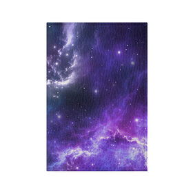 Обложка для паспорта матовая кожа с принтом Космическое небо в Екатеринбурге, натуральная матовая кожа | размер 19,3 х 13,7 см; прозрачные пластиковые крепления | арт | белый | бирюзовый | звёзды | космос | облако | розовый | синий | сияние | тёмный | туманность | фиолетовый | яркие цвета