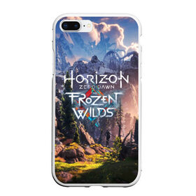 Чехол для iPhone 7Plus/8 Plus матовый с принтом Horizon Zero Dawn в Екатеринбурге, Силикон | Область печати: задняя сторона чехла, без боковых панелей | aloy | antasy girl | art | artwork | digital art | fantasy | horizon | horizon: zero dawn | landscape | tallneck | warrior fantasy | weapon | zero dawn