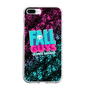 Чехол для iPhone 7Plus/8 Plus матовый с принтом FALL GUYS в Екатеринбурге, Силикон | Область печати: задняя сторона чехла, без боковых панелей | fal | fall | fallguys | guys | knockout | ultimate | гайс | фалл | фол | фолгайс | фолл | фоллгайс
