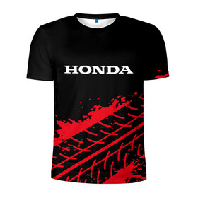 Мужская футболка 3D спортивная с принтом HONDA / ХОНДА в Екатеринбурге, 100% полиэстер с улучшенными характеристиками | приталенный силуэт, круглая горловина, широкие плечи, сужается к линии бедра | accord | auto | civic | crv | honda | jylf | logo | moto | motors | racing | sport | авто | автомобиль | аккорд | гонки | гоночный | лого | логотип | логотипы | марка | мото | моторс | мотоцикл | рщтвф | серия | символ | символы | спорт