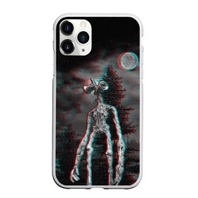 Чехол для iPhone 11 Pro Max матовый с принтом Siren Head Horror в Екатеринбурге, Силикон |  | glitch | glitch siren head | rgb | siren head | sirena | глитч | глич | ретро | сирейноголовый | сирена | сиреноголовый