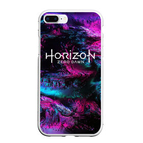 Чехол для iPhone 7Plus/8 Plus матовый с принтом HORIZON ZERO DAWN (S) в Екатеринбурге, Силикон | Область печати: задняя сторона чехла, без боковых панелей | aloy | antasy girl | art | artwork | digital art | fantasy | horizon | horizon: zero dawn | landscape | tallneck | warrior fantasy | weapon | zero dawn