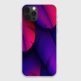 Чехол для iPhone 12 Pro Max с принтом Tropics в Екатеринбурге, Силикон |  | purple | абстрактный | абстракция | геометрический рисунок | геометрия | индиго | корея | кружево | листья | лого | неон | неоновая | неоновое | неоновые листья | неоновый | пальмы | рисунок | текстура