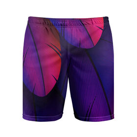 Мужские шорты спортивные с принтом Tropics в Екатеринбурге,  |  | purple | абстрактный | абстракция | геометрический рисунок | геометрия | индиго | корея | кружево | листья | лого | неон | неоновая | неоновое | неоновые листья | неоновый | пальмы | рисунок | текстура