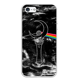 Чехол для iPhone 5/5S матовый с принтом Dark Side of the Moon Stick в Екатеринбурге, Силикон | Область печати: задняя сторона чехла, без боковых панелей | anime | japan | manga | pink floyd | sailor moon | аниме | девочка | девушка | луна | лунная призма | манга | сейлор мун | сэйлор мун | япония