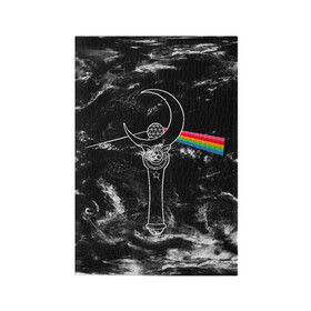 Обложка для паспорта матовая кожа с принтом Dark Side of the Moon Stick в Екатеринбурге, натуральная матовая кожа | размер 19,3 х 13,7 см; прозрачные пластиковые крепления | anime | japan | manga | pink floyd | sailor moon | аниме | девочка | девушка | луна | лунная призма | манга | сейлор мун | сэйлор мун | япония