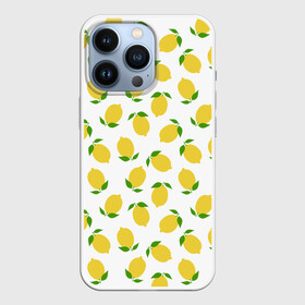 Чехол для iPhone 13 Pro с принтом ЛИМОННАЯ в Екатеринбурге,  |  | food | lemon | pattern | еда | желтая | лемоны | лимоны | паттерн