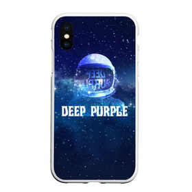 Чехол для iPhone XS Max матовый с принтом Deep Purple Whoosh! в Екатеринбурге, Силикон | Область печати: задняя сторона чехла, без боковых панелей | 2020 | cover | deep | galaxy | hard | logo | metal | music | new album | purple | rock | space | whoosh | дип | звезды | космонавт | космос | легендарная | легендарный | лого | метал | музыка | новый альбом | обложка | пепл | перпл | рок |