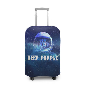 Чехол для чемодана 3D с принтом Deep Purple Whoosh! в Екатеринбурге, 86% полиэфир, 14% спандекс | двустороннее нанесение принта, прорези для ручек и колес | 2020 | cover | deep | galaxy | hard | logo | metal | music | new album | purple | rock | space | whoosh | дип | звезды | космонавт | космос | легендарная | легендарный | лого | метал | музыка | новый альбом | обложка | пепл | перпл | рок |