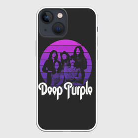 Чехол для iPhone 13 mini с принтом Deep Purple в Екатеринбурге,  |  | album | deep | hard | metal | purple | rock | альбом | британия | группа | метал | рок | хард | хеви