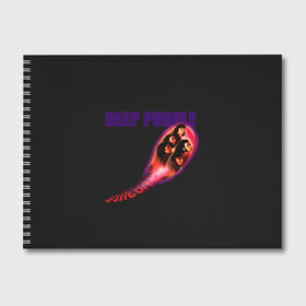 Альбом для рисования с принтом Deep Purple в Екатеринбурге, 100% бумага
 | матовая бумага, плотность 200 мг. | Тематика изображения на принте: album | deep | hard | metal | purple | rock | альбом | британия | группа | метал | рок | хард | хеви