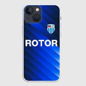 Чехол для iPhone 13 mini с принтом РОТОР Волгоград в Екатеринбурге,  |  | fc | football club | rotor | rotor volgograd | sport | vlg | volgograd | волгоград | ротор | ротор волгоград | униформа | фирменые цвета | фк | форма | футбольная | футбольная форма ротор