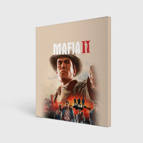 Холст квадратный с принтом Mafia II в Екатеринбурге, 100% ПВХ |  | definitive edition | mafia | mafia ii | вито скалетта | генри томасино | джо барбаро | лео галанте | мафия | мафия 2 | томас анджело | франческа | фрэнк винчи | эдди скарпа