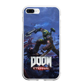 Чехол для iPhone 7Plus/8 Plus матовый с принтом Doom Eternal The Ancient Gods в Екатеринбурге, Силикон | Область печати: задняя сторона чехла, без боковых панелей | demon | dlc | doom | doom slayer | doomguy | eternal | games | the ancient gods | демон | древние боги | дум | игры | палач рока