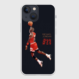 Чехол для iPhone 13 mini с принтом MICHAEL JORDAN в Екатеринбурге,  |  | jordan | michael | michael jordan | nba | баскетбол | баскетболист | джордан | защитник | майкл | майкл джордан | нба