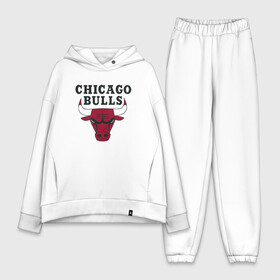 Женский костюм хлопок Oversize с принтом Chicago Bulls в Екатеринбурге,  |  | jordan | michael | michael jordan | баскетбол | джордан | майкл | стиль