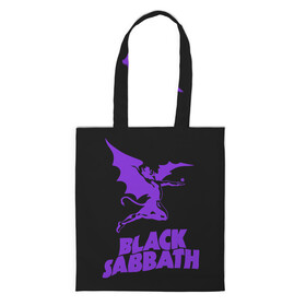 Шоппер 3D с принтом Black Sabbath в Екатеринбурге, 100% полиэстер | Плотность: 200 г/м2; Размер: 34×35 см; Высота лямок: 30 см | black sabbath | hard rock | heavy metal | блэк сабат | группы | метал | музыка | оззи осборн | рок | хард рок | хэви метал