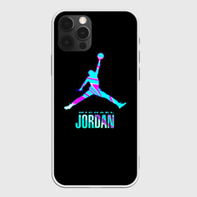 Чехол для iPhone 12 Pro Max с принтом Jordan в Екатеринбурге, Силикон |  | Тематика изображения на принте: jordan | michael | nba | баскетбол | джорданмайкл | игра | легенда | майкл джордан | мяч | неон | футбол