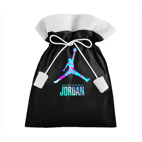 Подарочный 3D мешок с принтом Jordan в Екатеринбурге, 100% полиэстер | Размер: 29*39 см | jordan | michael | nba | баскетбол | джорданмайкл | игра | легенда | майкл джордан | мяч | неон | футбол