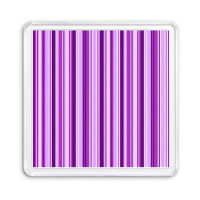 Магнит 55*55 с принтом Фиолетово-чёрные полосы в Екатеринбурге, Пластик | Размер: 65*65 мм; Размер печати: 55*55 мм | вертикальные полосы | вертикальный рисунок | линии | полосы | розовый | светлый | темный | фиолетовый | черный