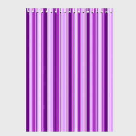 Скетчбук с принтом Фиолетово-чёрные полосы в Екатеринбурге, 100% бумага
 | 48 листов, плотность листов — 100 г/м2, плотность картонной обложки — 250 г/м2. Листы скреплены сверху удобной пружинной спиралью | вертикальные полосы | вертикальный рисунок | линии | полосы | розовый | светлый | темный | фиолетовый | черный