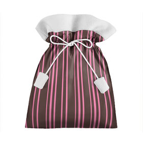 Подарочный 3D мешок с принтом Чёрно-розовые линии в Екатеринбурге, 100% полиэстер | Размер: 29*39 см | вертикальные линии | вертикальный рисунок | линии | розовый | чёрный