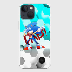 Чехол для iPhone 13 mini с принтом SONIC DAB в Екатеринбурге,  |  | hedgehog | metal sonic | silver | silver the hedgehog | sonic | sonic boom | sonic the hedgehog | ёж сонник | игры | соник | фильмы