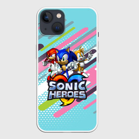 Чехол для iPhone 13 с принтом SONIC в Екатеринбурге,  |  | hedgehog | metal sonic | silver | silver the hedgehog | sonic | sonic boom | sonic the hedgehog | ёж сонник | игры | соник | фильмы