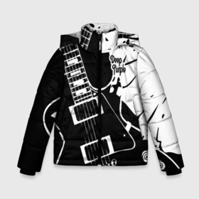 Зимняя куртка для мальчиков 3D с принтом Deep Purple в Екатеринбурге, ткань верха — 100% полиэстер; подклад — 100% полиэстер, утеплитель — 100% полиэстер | длина ниже бедра, удлиненная спинка, воротник стойка и отстегивающийся капюшон. Есть боковые карманы с листочкой на кнопках, утяжки по низу изделия и внутренний карман на молнии. 

Предусмотрены светоотражающий принт на спинке, радужный светоотражающий элемент на пуллере молнии и на резинке для утяжки | deep purple | whoosh | дэвид ковердейл | иэн гиллан | метал | ричи блэкмор | роджер гловер | рок | свист | хард | хэви