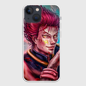 Чехол для iPhone 13 mini с принтом Хисока Мороу реалистичный арт в Екатеринбурге,  |  | joker | арт | аура | клоун | нэн | пауки | предатель | хантер х хантер | хисока | шут | экзамен на хантера