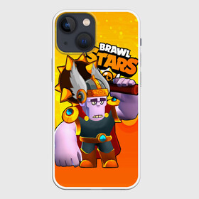 Чехол для iPhone 13 mini с принтом Brawl Stars Фрэнк Викинг в Екатеринбурге,  |  | brawl | brawl stars | brawlstars | brawl_stars | frank | jessie | бравл | бравлстарс | фрэнк