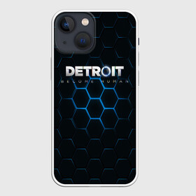 Чехол для iPhone 13 mini с принтом DETROIT (S) в Екатеринбурге,  |  | android | connor | detroit become human | game | rk 800 | urban | будущее | город | детроит | игры | мир | роботы | технологии