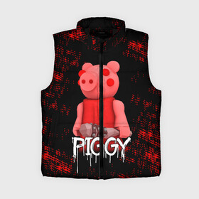Женский жилет утепленный 3D с принтом ROBLOX PIGGY  СВИНКА ПИГГИ в Екатеринбурге,  |  | pig | piggy | roblox | игра | компьютерная игра | логотип | онлайн | онлайн игра | пигги | поросенок | роблакс | роблокс | свинка | свинья