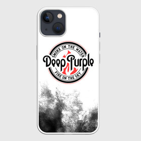 Чехол для iPhone 13 с принтом Deep Purple в Екатеринбурге,  |  | deep purple | альбом | гловер | группа | дееп | деп | ди | дип | диперпл | дипперпл | иэн гиллан | иэн пэйс | лого | логотип | метал | морс | пепл | перпл | прогрессивный | психоделический | рок | символ | хард