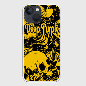 Чехол для iPhone 13 mini с принтом Deep Purple в Екатеринбурге,  |  | deep purple | whoosh | дэвид ковердейл | иэн гиллан | метал | ричи блэкмор | роджер гловер | рок | свист | хард | хэви