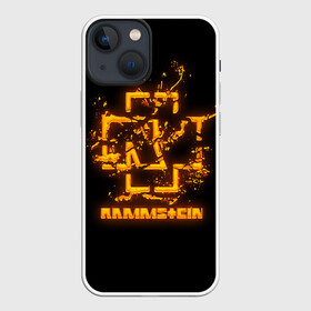 Чехол для iPhone 13 mini с принтом RAMMSTEIN в Екатеринбурге,  |  | amerika | art | germany | logo | rammstein | rock | till lindemann | арт | германия | группа | логотип | музыка | немецкая группа | немцы | песня | раммштайн | рамштайн | рок