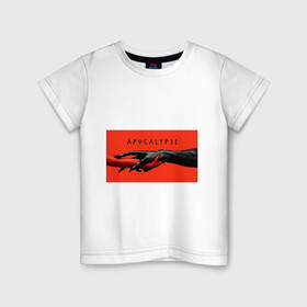 Детская футболка хлопок с принтом Американская История Ужасов в Екатеринбурге, 100% хлопок | круглый вырез горловины, полуприлегающий силуэт, длина до линии бедер | 