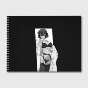 Альбом для рисования с принтом Senpai в Екатеринбурге, 100% бумага
 | матовая бумага, плотность 200 мг. | Тематика изображения на принте: anime | senpai | tyan | аниме | сенпай